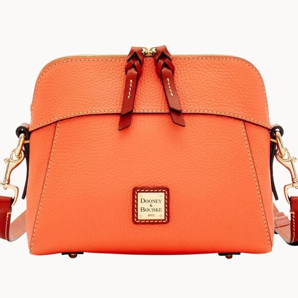 Dooney & Bourke Handbags - Dooney and Bourke coral Pebble Grain Cameron Crossbody